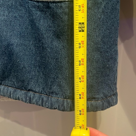 🐈⬛Cat Denim Sherpa Lined Embroidered Coat - Picture 14 of 16